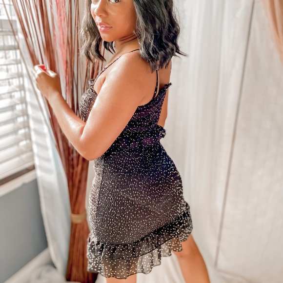 Strait Laced Dresses & Skirts - Black Smocking Dress